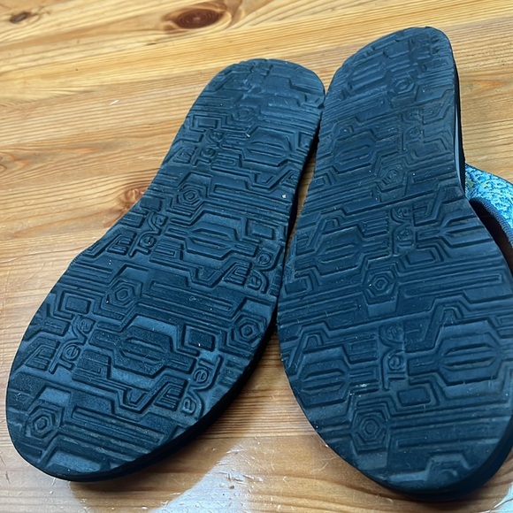 Teva Flip Flops Women's Size 11 Mush II Companera‎ Blue Sandals Beach Summer - Picture 7 of 8